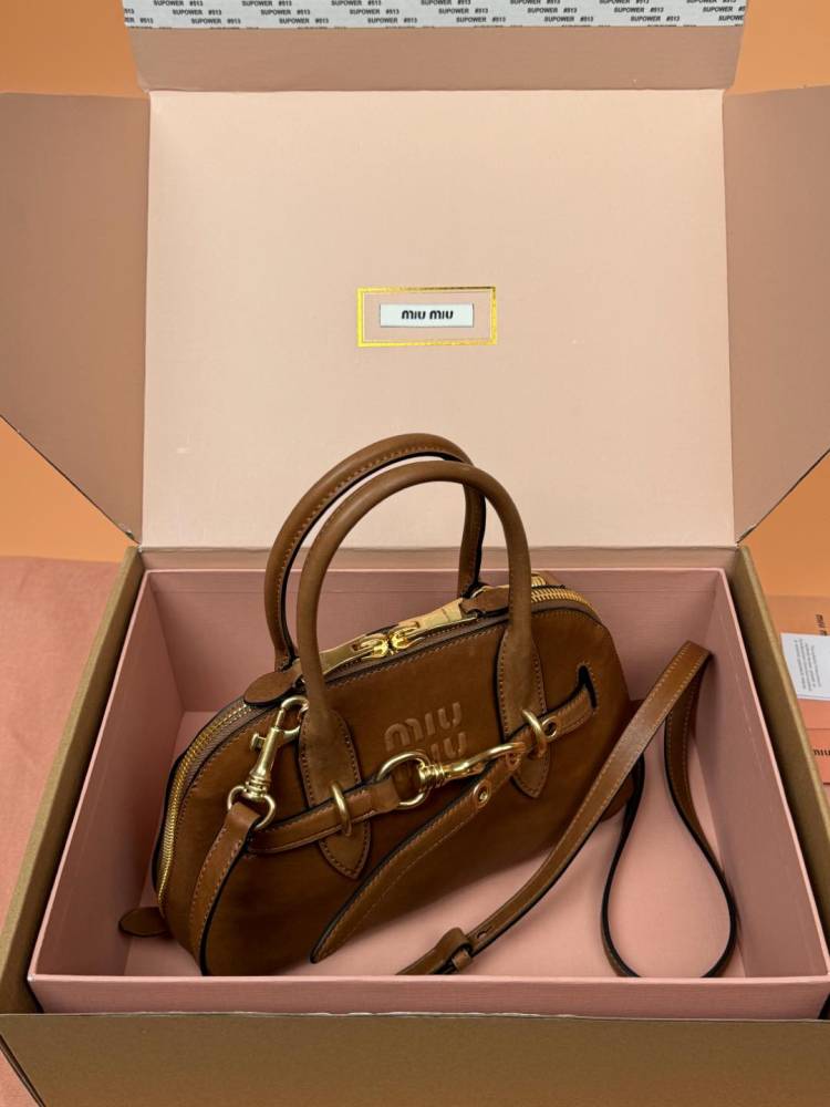MiuMiu Aventure Nappa handbag PM 5BB169 Mirror Boutique