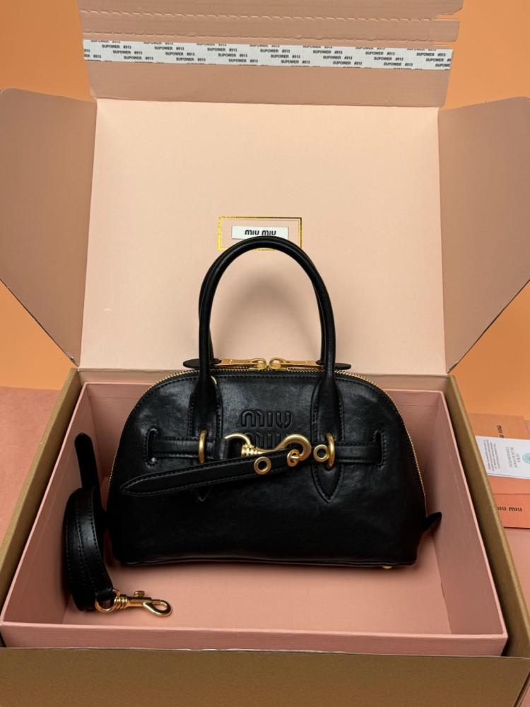 MiuMiu Aventure Nappa handbag PM 5BB169 Mirror Boutique