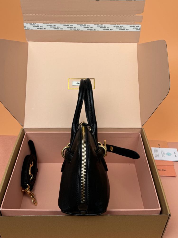 MiuMiu Aventure Nappa handbag PM 5BB169 Mirror Boutique