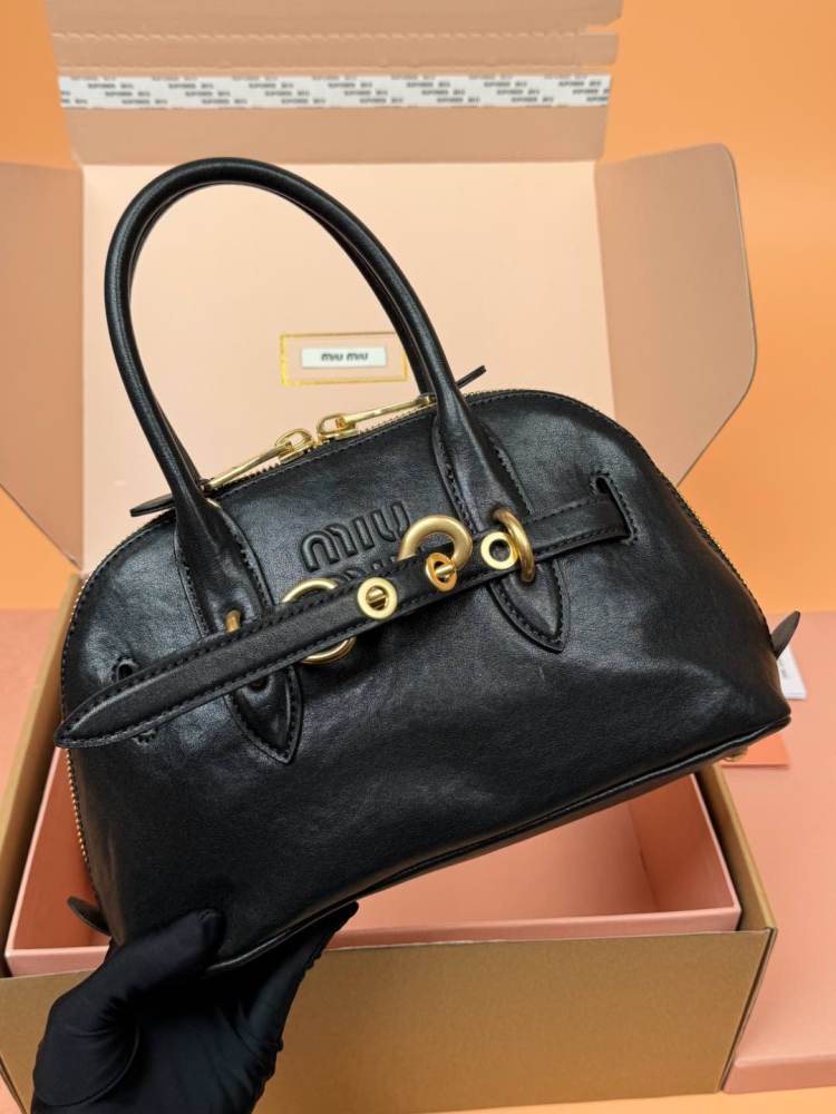 MiuMiu Aventure Nappa handbag PM 5BB169 Mirror Boutique