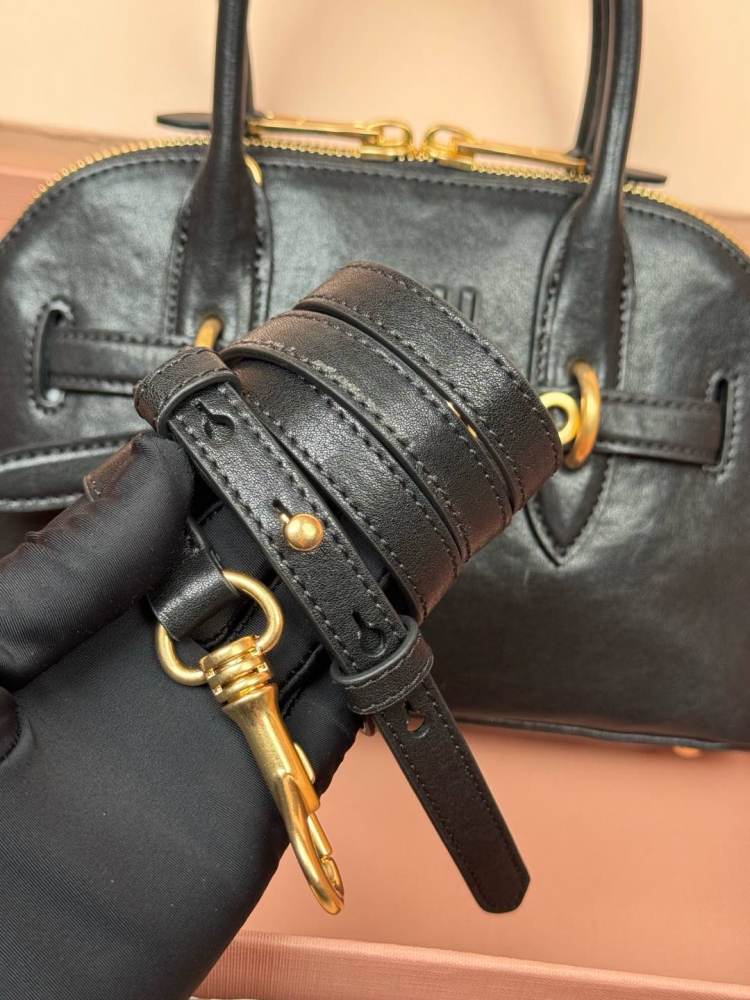 MiuMiu Aventure Nappa handbag PM 5BB169 Mirror Boutique