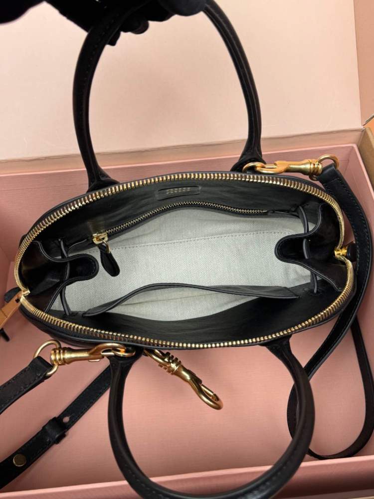 MiuMiu Aventure Nappa handbag PM 5BB169 Mirror Boutique