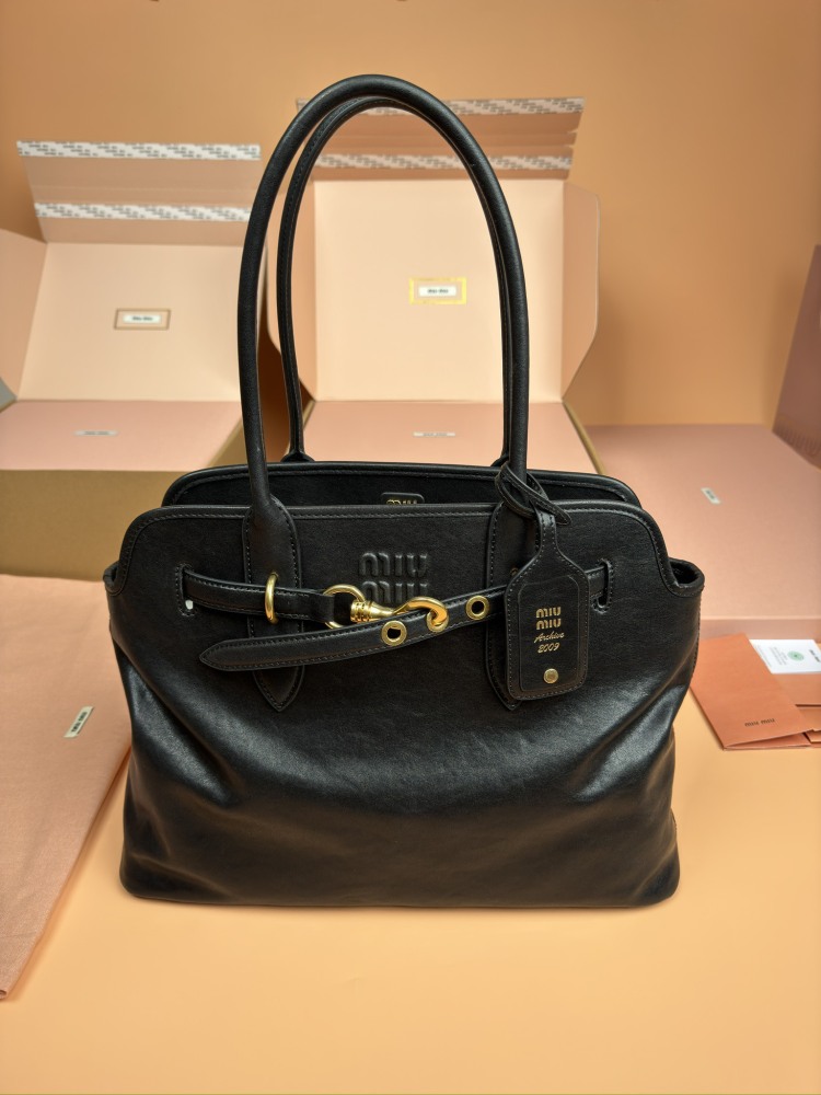 MiuMiu Adventure Nappa handbag 5BG291 Mirror Boutique