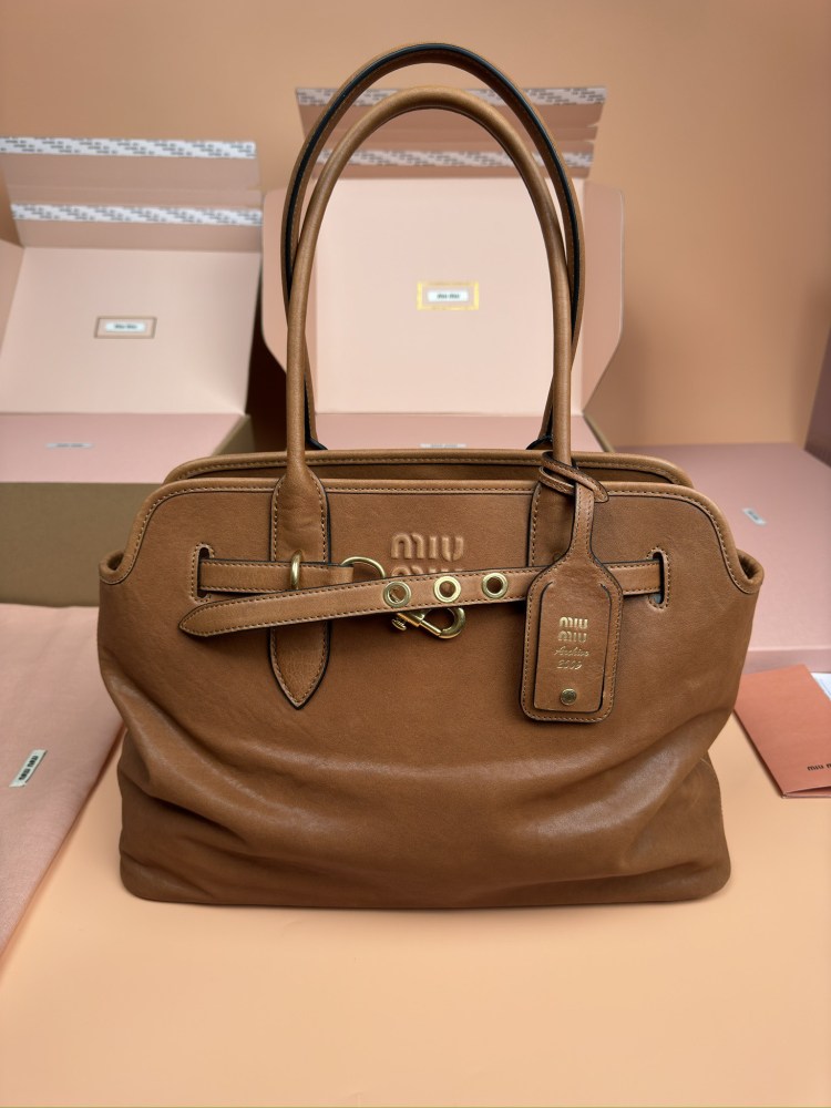 MiuMiu Adventure Nappa handbag 5BG291 Mirror Boutique