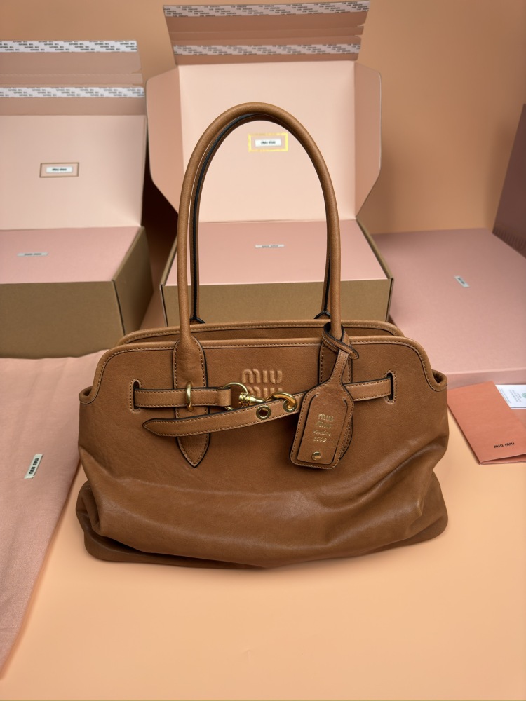 MiuMiu Adventure Nappa handbag 5BG291 Mirror Boutique