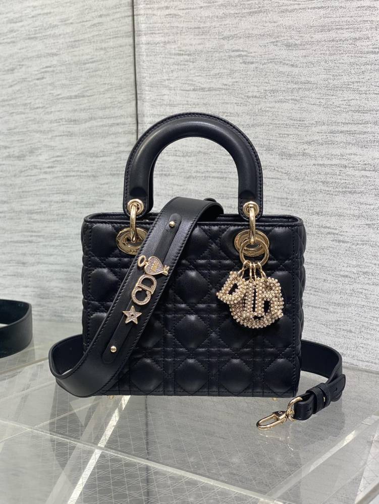 Dior Mini lady Limited edition pearl buckle 20cm Mirror Boutique