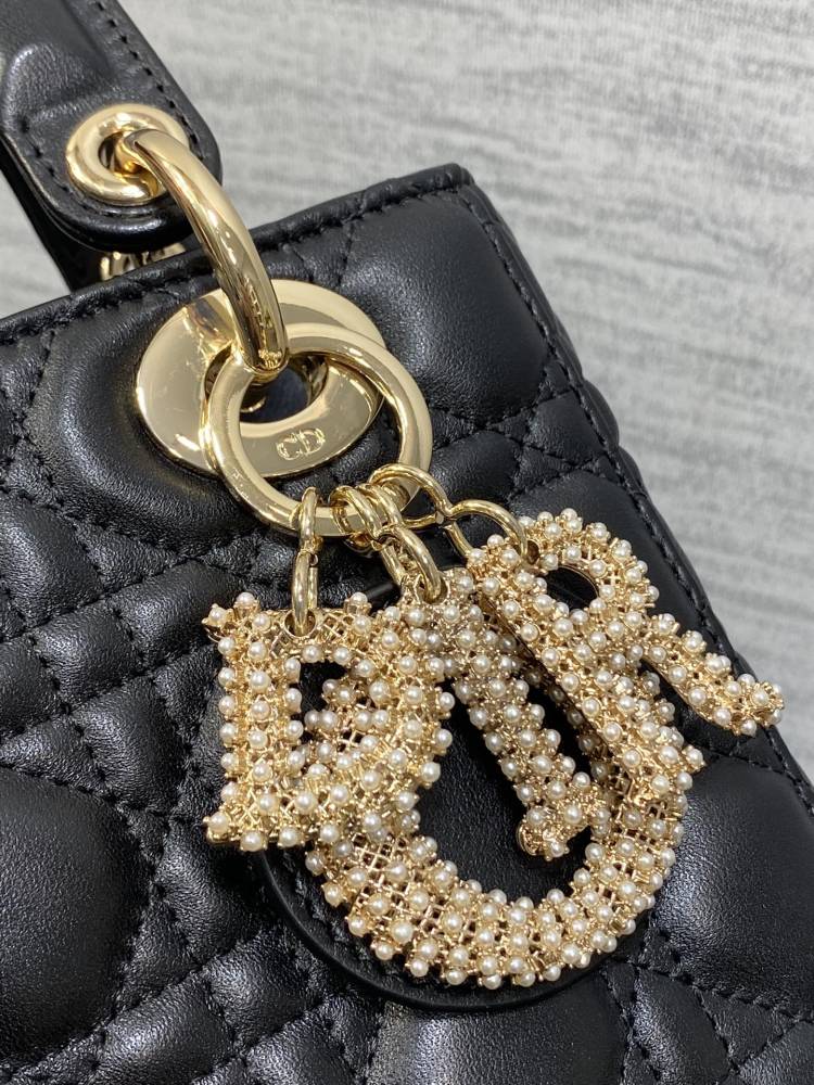Dior Mini lady Limited edition pearl buckle 20cm Mirror Boutique