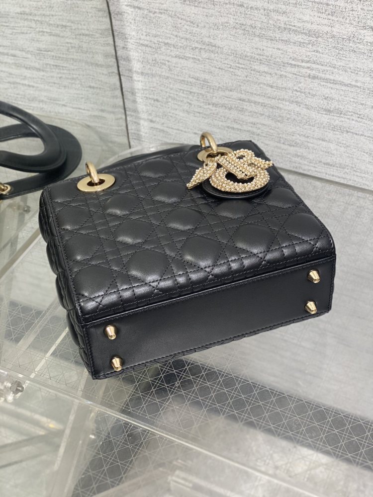 Dior Mini lady Limited edition pearl buckle 20cm Mirror Boutique