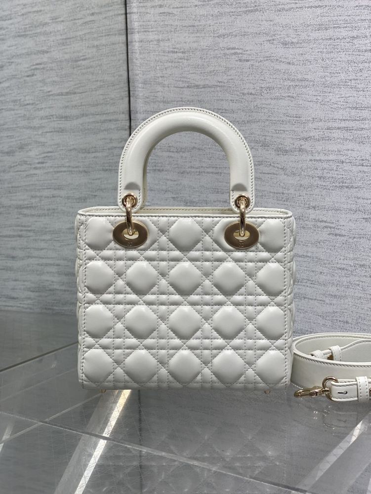 Dior Mini lady Limited edition pearl buckle 20cm Mirror Boutique