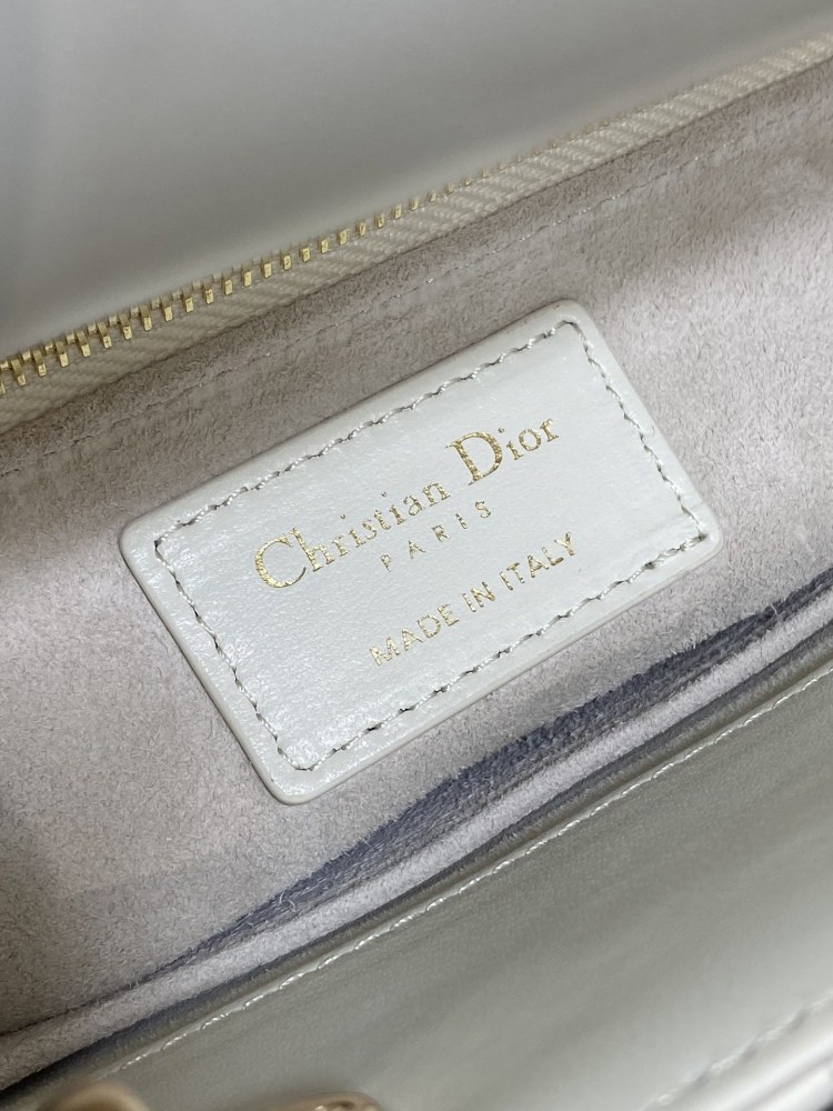 Dior Mini lady Limited edition pearl buckle 20cm Mirror Boutique