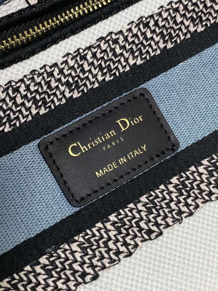 Dior Lady D-Lite embroidery Bag 24cm 44532 Mirror  Boutique