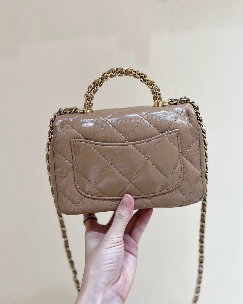 Chanel 24B Mini Flap with Top Handle AS5032 Genuine level（99%）