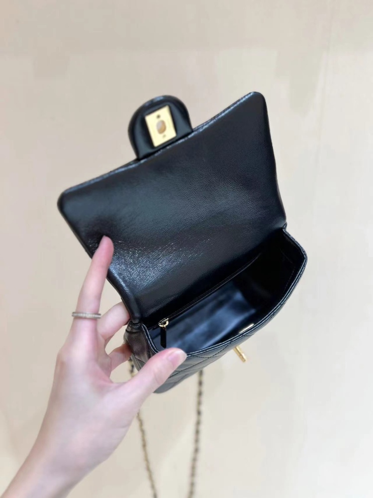 Chanel 24B Mini Flap with Top Handle AS5032 Genuine level（99%）