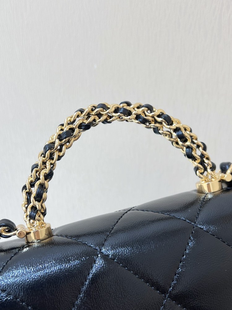 Chanel 24B Mini Flap with Top Handle AS5032 Genuine level（99%）
