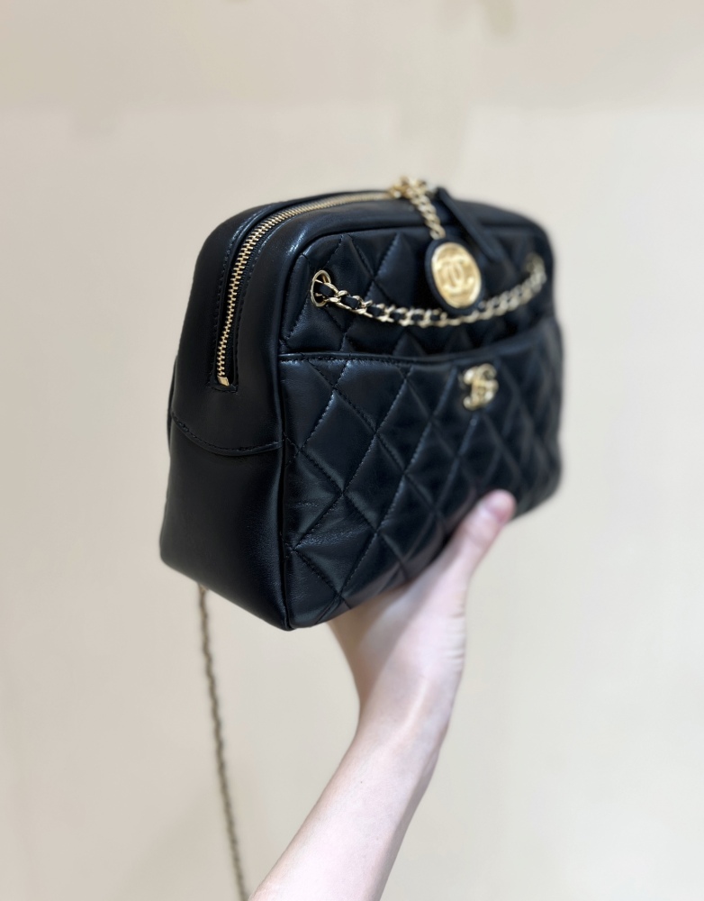 Chanel  24K camera bag  AS5187 Genuine level（99%）