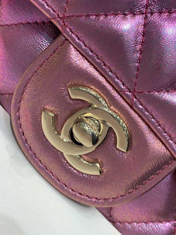 Chanel Iridescent lambskin CF 25cm Mirror Boutique