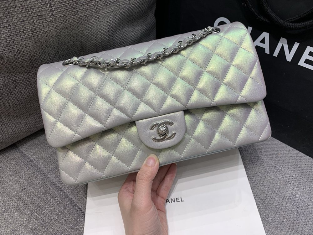 Chanel Iridescent lambskin CF 25cm Mirror Boutique