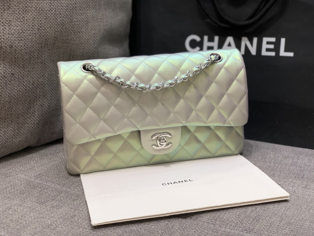 Chanel Iridescent lambskin CF 25cm Mirror Boutique