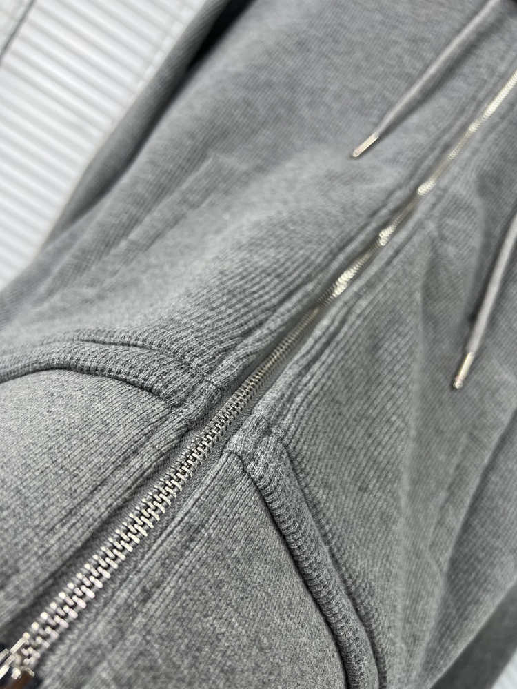 𝗧𝗵𝗼𝗺 𝗕𝗿𝗼𝘄𝗻𝗲 Upgraded waffle four-bar zip-up hoodie jacket mirror boutique