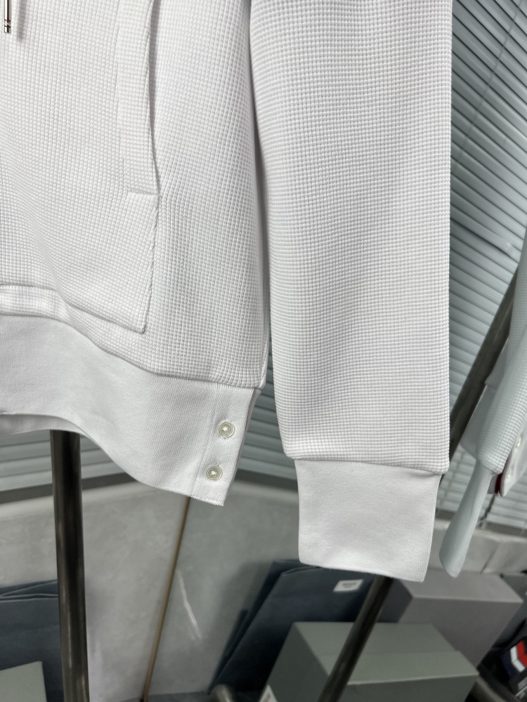 𝗧𝗵𝗼𝗺 𝗕𝗿𝗼𝘄𝗻𝗲 Upgraded waffle four-bar zip-up hoodie jacket mirror boutique