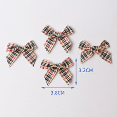 Nœuds de ruban en satin personnalisés en usine, pour décoration de boîte-cadeau, bouteilles de parfum, bouteilles de vin, décorations