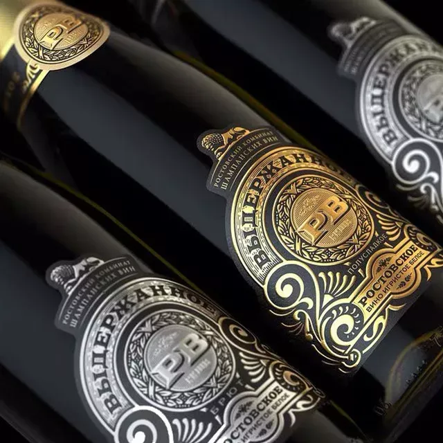 Étiquette de bouteilles de vin rouge étiquette autocollante personnalisée étiquettes de vin personnalisées autocollant de bouteille étanche