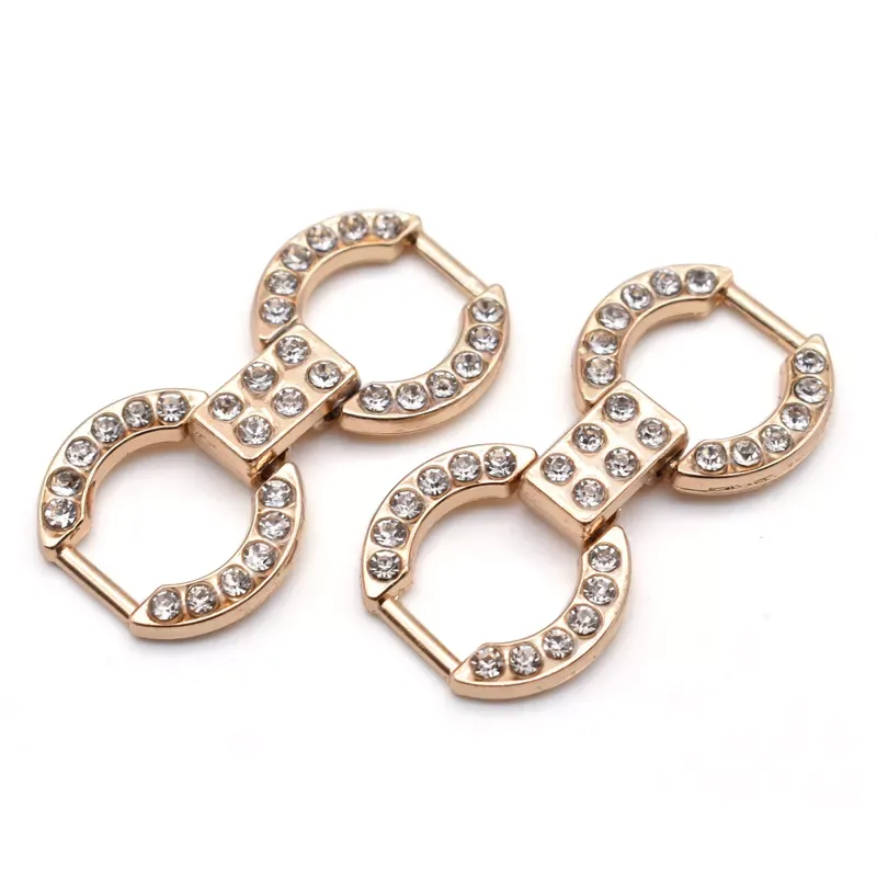 Bikini Wholesale Custom Swimwear Classic Style Charm Bikini Connectors Crystal Rhinestone Bikini Swimwear Connectors