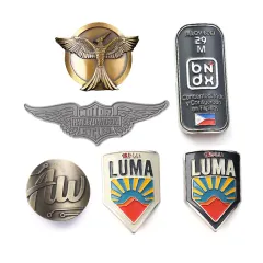 OEM Name Label Luxury Design Embossed Aluminum Metal Logo Sticker gold Candle Label Logo Perfume Sticker Custom