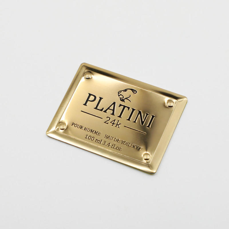 2023 Mode 3D Diamant Cristal Doré Argent Étiquettes Logo Personnalisé Autocollant Plaque Métallique Autocollant En Relief Plaque signalétique Étiquette En Aluminium Autocollants