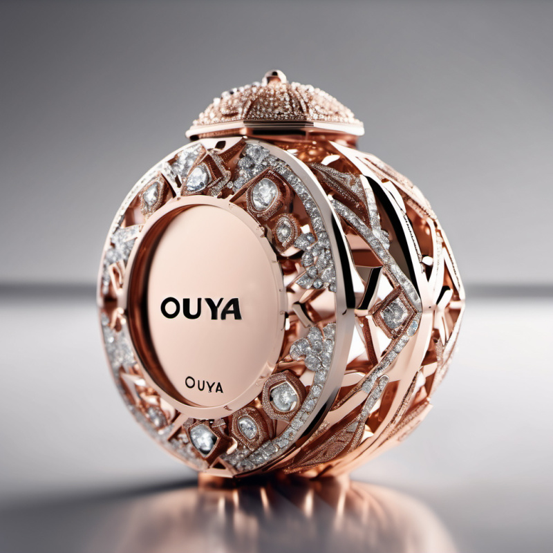 OUYA – étiquette de couronne en cristal de diamant 3D, Design Original, Rose doré, marque de mode, Logo personnalisé, autocollant de plaque métallique en relief pour étiquettes autocollantes