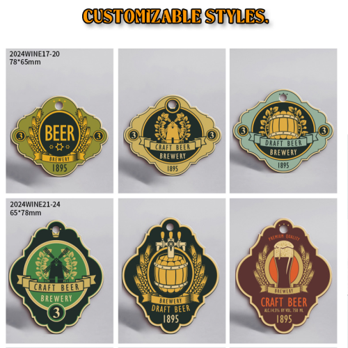 Etichette e cartellini personalizzati per il vino: design di alta qualità per le tue bottiglie.