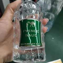 Luxury Perfume Bottle Labels – Custom Gold Finish Brass Fashion Metal Labels