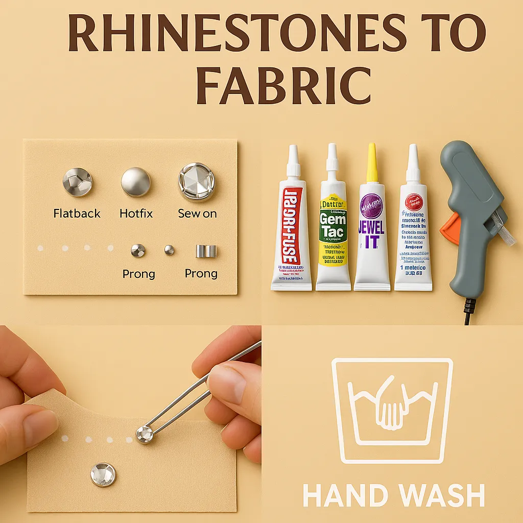 Come applicare strass sui tessuti: guida completa per designer e appassionati del fai da te