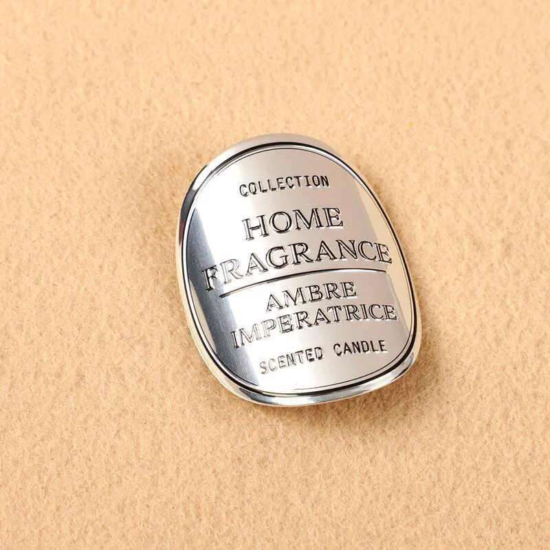 Custom Metal Labels for Perfume & Home Fragrance | Electroformed Luxury Tags