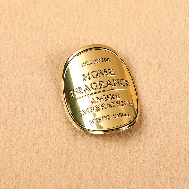 Custom Metal Labels for Perfume & Home Fragrance | Electroformed Luxury Tags