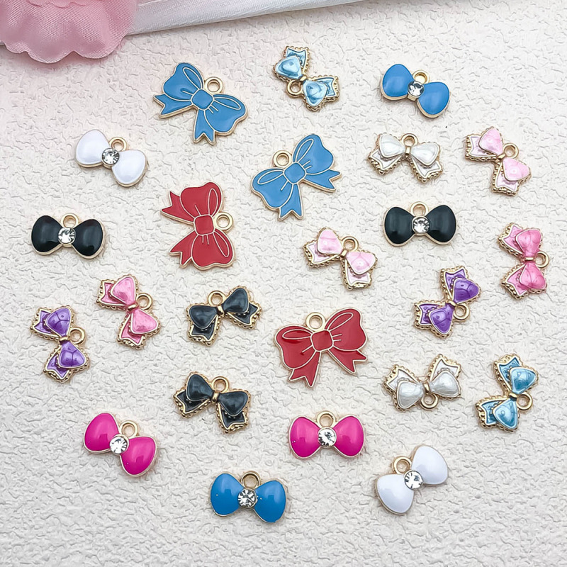 Custom Metal Bow Charms – Luxury Decorative Accessories for Bags, Clothing, Swimwear & Packaging