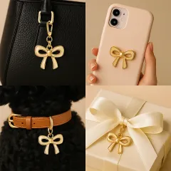 Custom Metal Bow Charms – Luxury Decorative Accessories for Bags, Clothing, Swimwear & Packaging