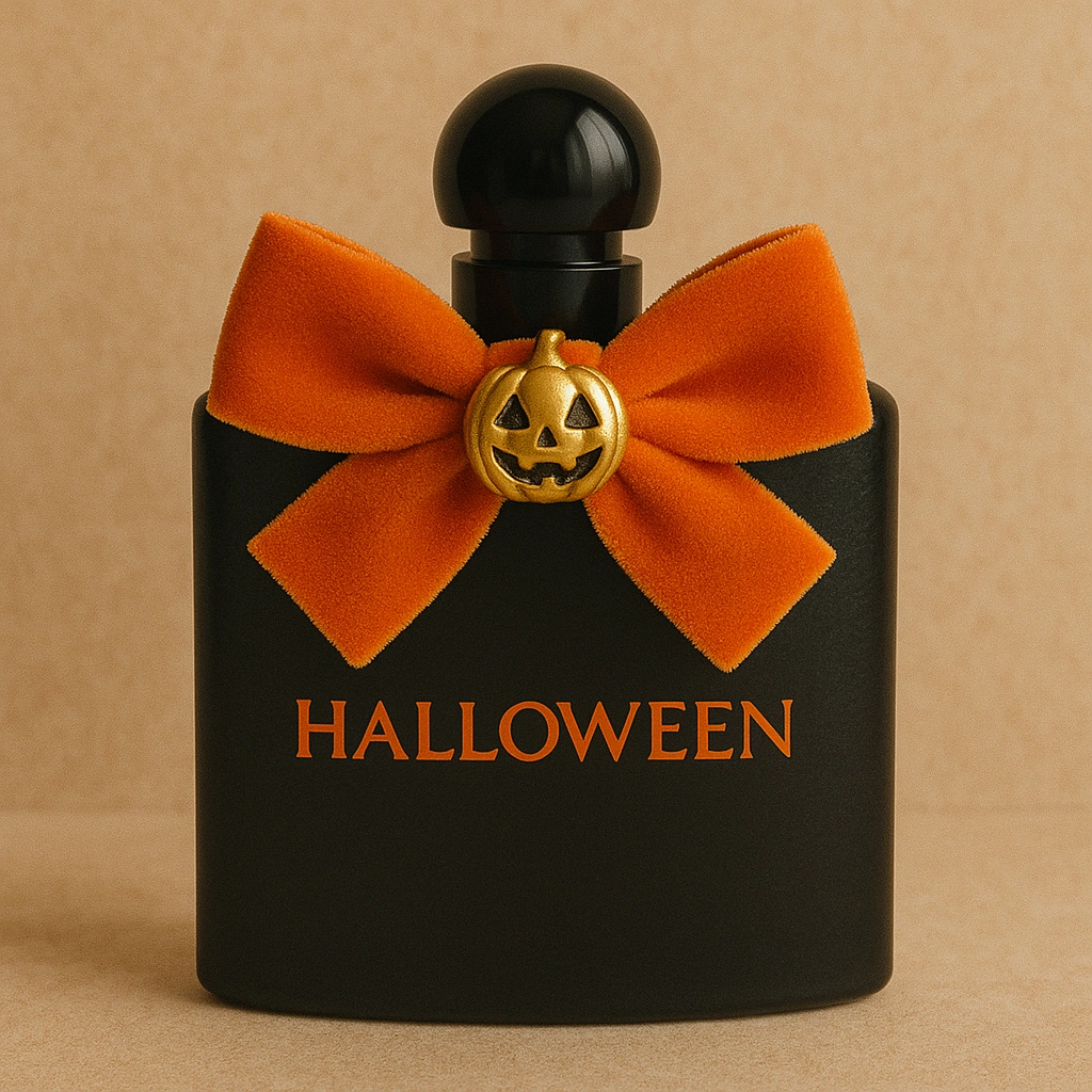 Custom Perfume Bottle Velvet Bows with Metal Charms | Holiday & Seasonal Decorative Accessories