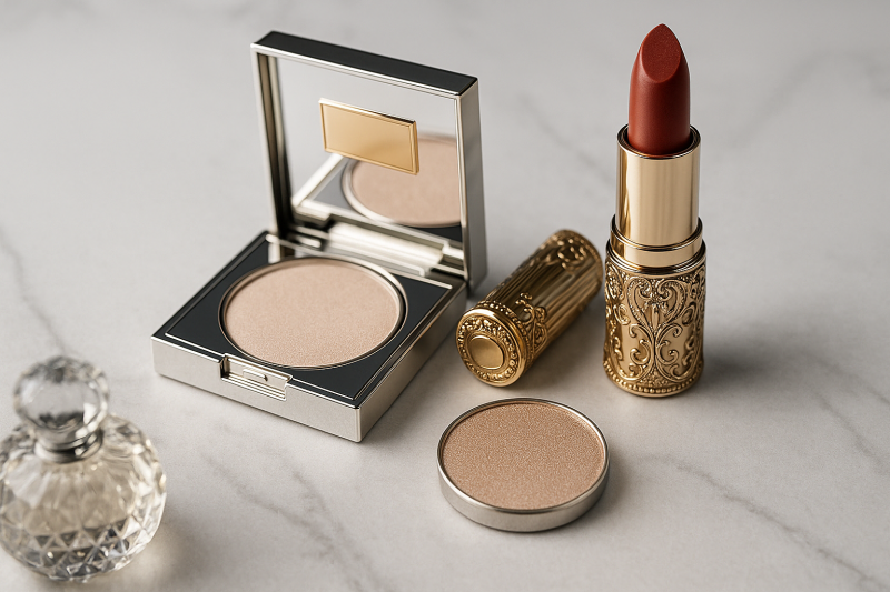 Accessoires de beauté | Accessoires métalliques personnalisés pour emballages cosmétiques