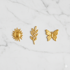 Accessoires de beauté | Accessoires métalliques personnalisés pour emballages cosmétiques