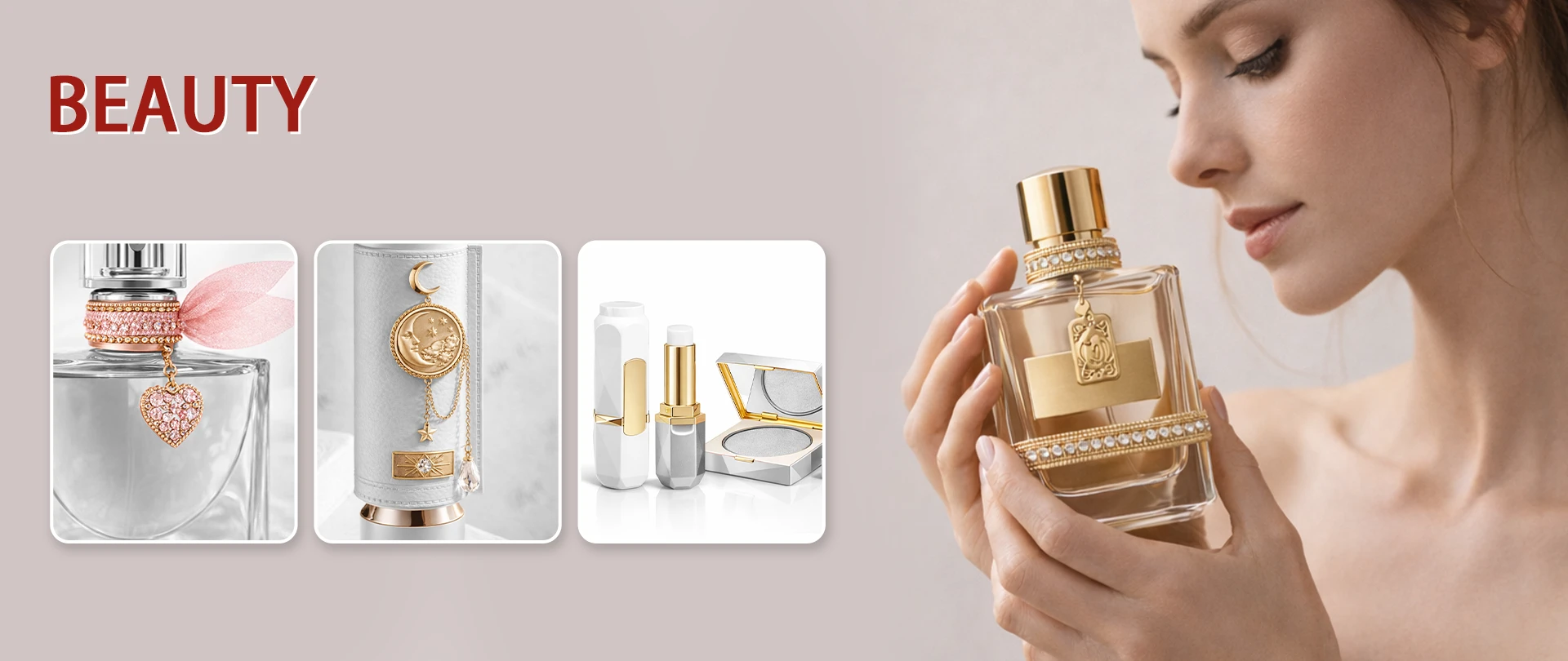 Custom Metal Accessories for Beauty Packaging