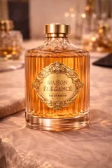 Custom Perfume Bottle Metal Labels | Luxury Metal Plaques for Fragrance Packaging