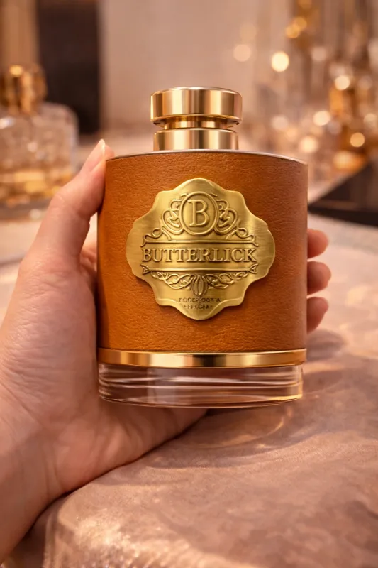 Custom Perfume Bottle Metal Labels | Luxury Metal Plaques for Fragrance Packaging