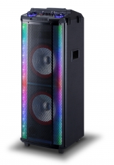 10 Inch Plastic Speaker With Trolley And Wheels
