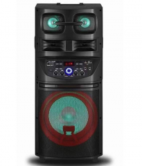 12 Inch Plastic Speaker With Trolley And Wheels
