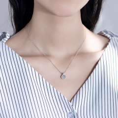 925 Sterling Silver factory original smart crown pendant classic style women's universal necklace accessories