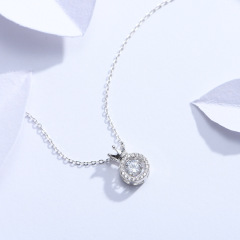 925 Sterling Silver factory original smart crown pendant classic style women's universal necklace accessories