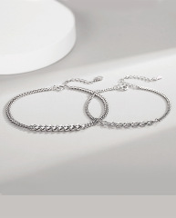 925 sterling silver factory original design of Japanese and Korean style temperament female general bracelet accessories