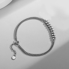 925 sterling silver factory original design of Japanese and Korean style temperament female general bracelet accessories