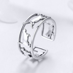 925 sterling silver factory original design lovely cat European and American style temperament female general ring jewelry